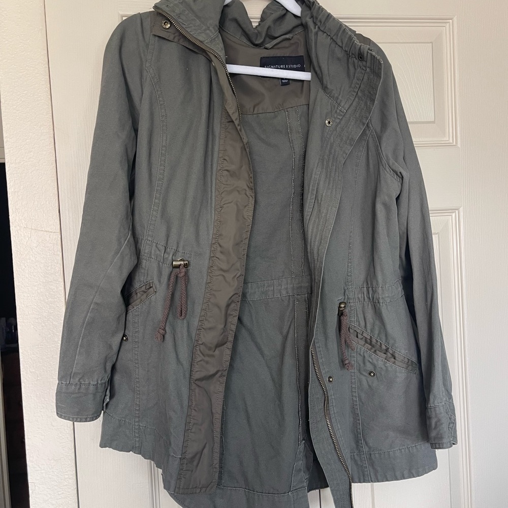 Khaki Green Utility Jacket
